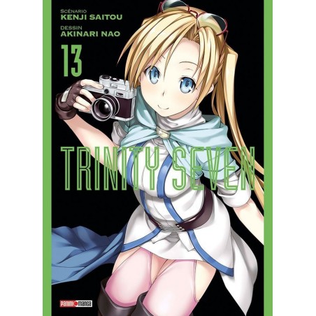 trinity seven, manga, shonen, panini, 9782809463668