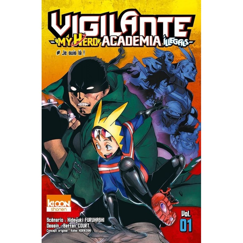 Vigilante My Hero Academia Illegals, manga, shonen, 9791032701829 Vigilante My Hero Academia Illegals, manga, shonen, 9791032701829