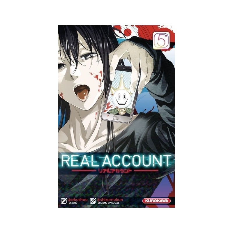real account, manga, shonen, kurokawa, 9782368525371 real account, manga, shonen, kurokawa, 9782368525371