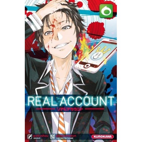 real account, manga, shonen, kurokawa, 9782368525388