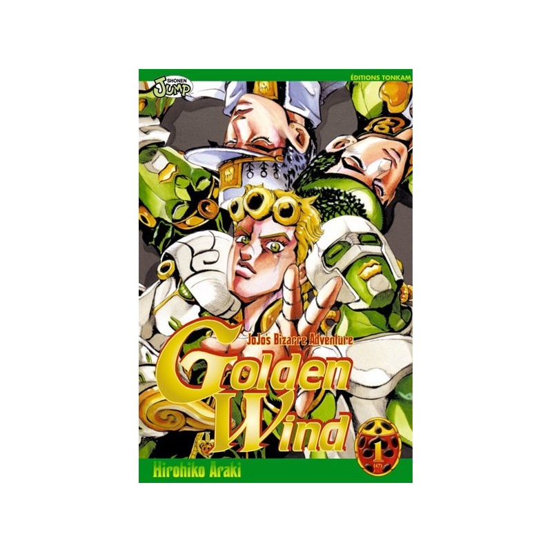 Golden Wind, Jojo's bizarre adventure, manga, shonen, 9782845807884