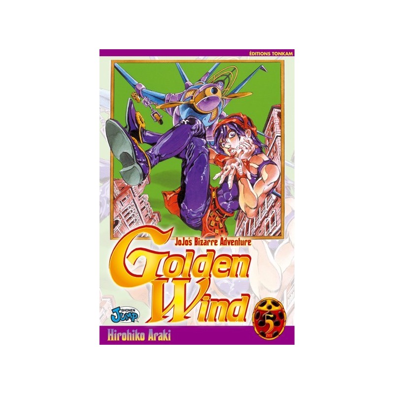 Golden Wind, Jojo's bizarre adventure, manga, shonen, 9782845809116