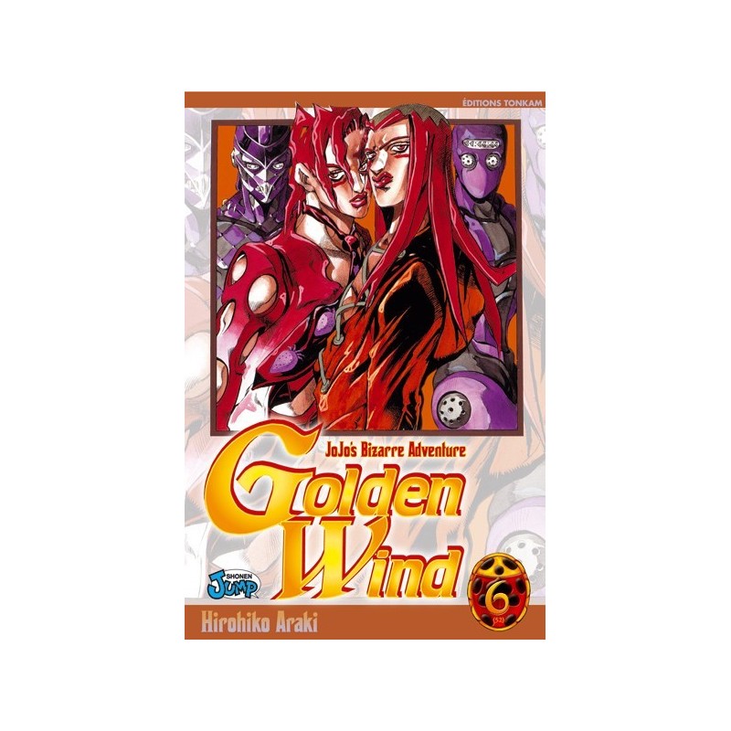 Golden Wind, Jojo's bizarre adventure, manga, shonen, 9782845809123