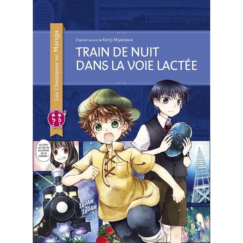 Train de nuit dans la voie lactée