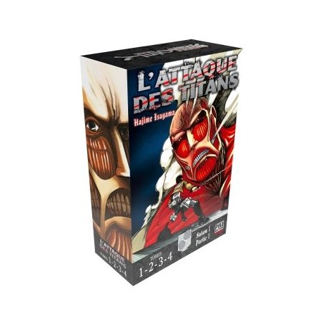 Attaque Des Titans (l') - Coffret - Saison 1 T.01