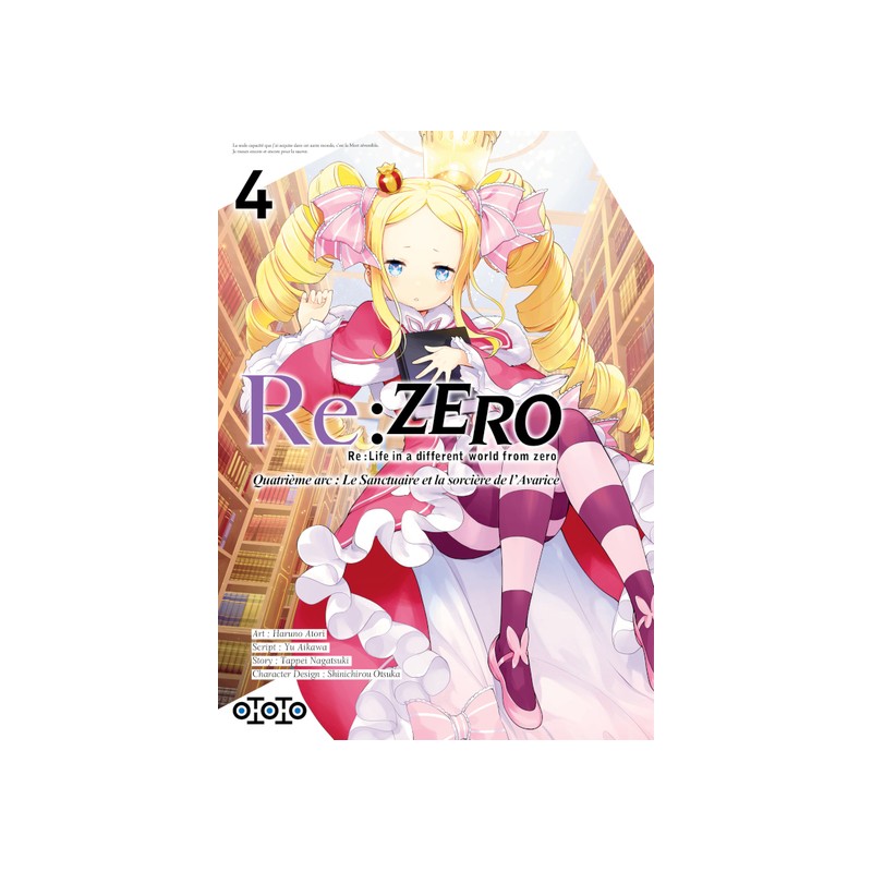 Re:Zero – Quatrième arc - le Sanctuaire et la Sorcière de l'Avarice T.04