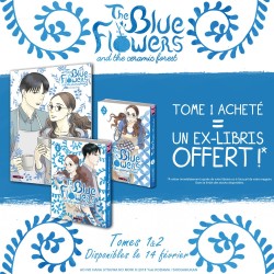 Mangetsu vous offre des ex libris de The Blue Flowers and the Ceramic Forest