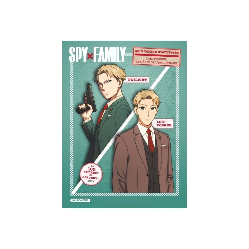 Spy X Family - Mon Cahier d'activités - Loid Spy X Family - Mon Cahier d'activités - Loid