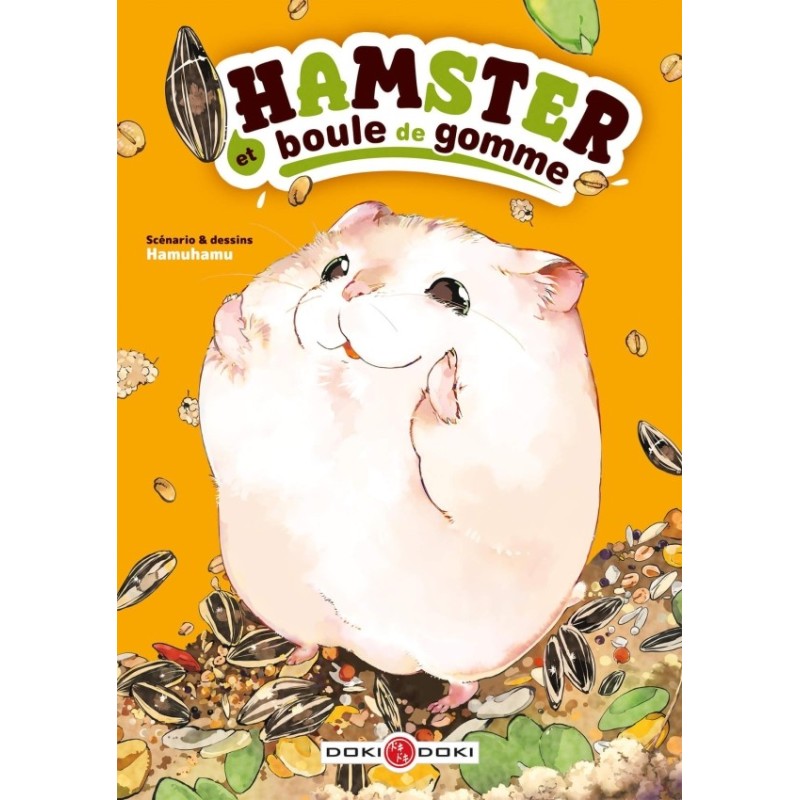 Hamster et boule de gomme