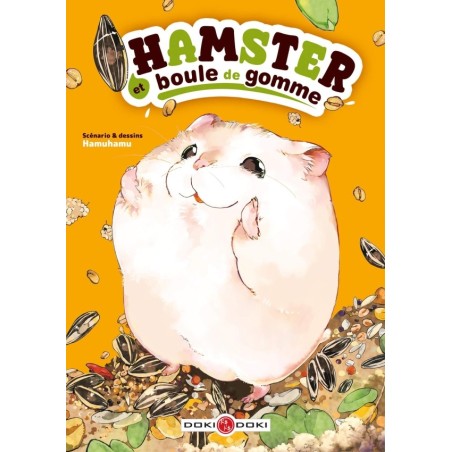 Hamster et boule de gomme