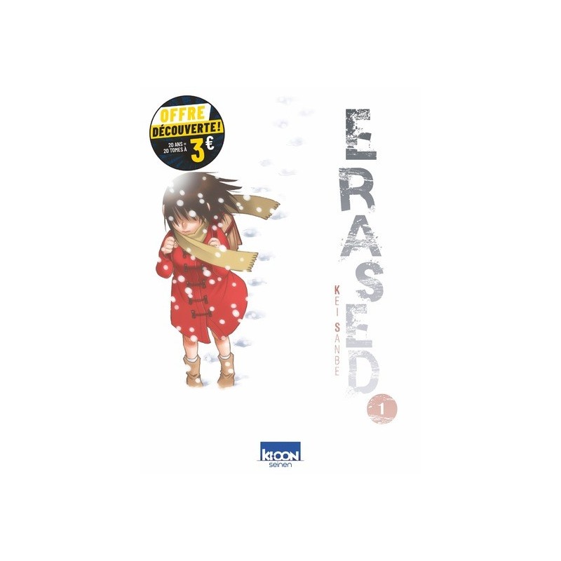 Erased T.01 à 3€ Erased T.01 à 3€