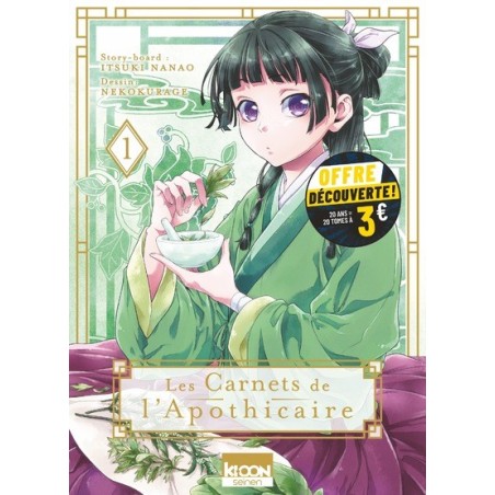 Carnets de l’apothicaire (les) T.01 à 3€