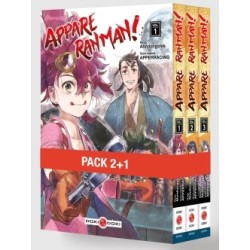 Appare Ranman ! - Pack promo T.01 à T.03 - édition limitée