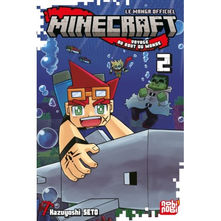 Minecraft, le manga officiel - Voyage au bout du monde T.02