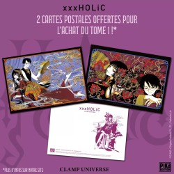 Pika vous offre des cartes de xxxHolic pour l'achat du premier Tome.