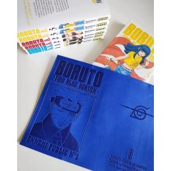 Boruto - Two Blue Vortex une sur-jaquette en simi-cuir offerte par Kana.