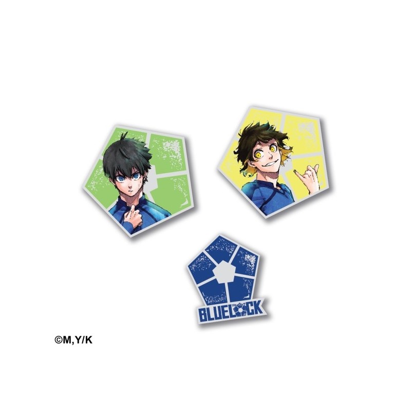 SET DE 3 PIN'S BLUE LOCK - MODELE 1 - 2025
