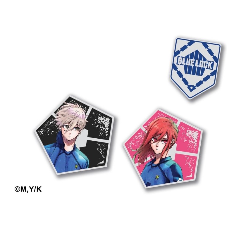 SET DE 3 PIN'S BLUE LOCK - MODELE 2 - 2025