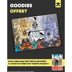 Ex-libris offert pour l'achat du Naruto - Edition Hokage T.36