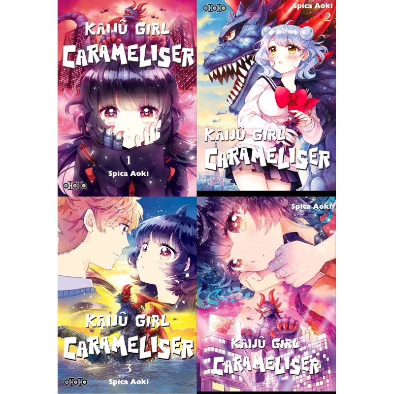 Kaijû Girl Carameliser - Pack T01 à T04