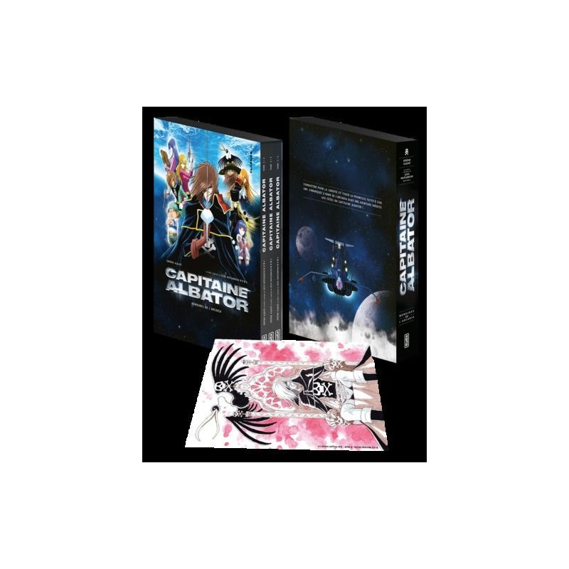 Coffret Capitaine Albator - Mémoires de l'Arcadia nouvelle édition intégrale + ex libris
