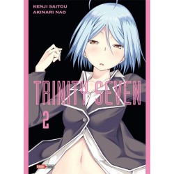 Trinity Seven, manga, panini manga, shonen, Comedie, Fantastique