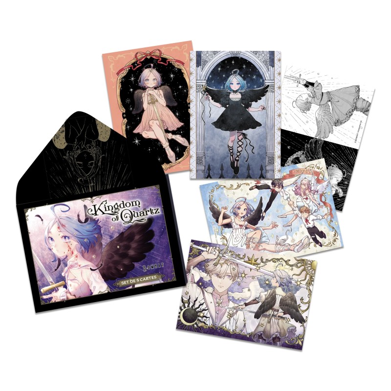 Kingdom of Quartz - set de 5 cartes collector offert pour l’achat du T.01