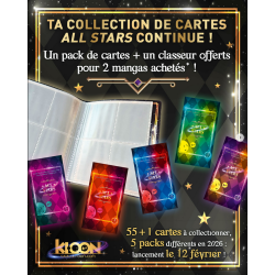 Cartes All Stars à collectionner ! Le pack n°1 est offert avec un classeur