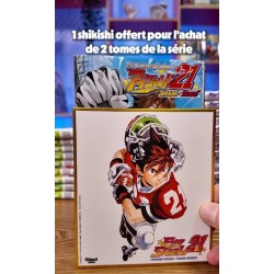 Eyeshield 21- shikishi offert pour l'achat simultané de deux volumes de l'oeuvre.