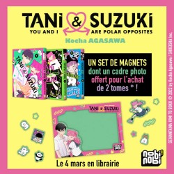 Magnets Tani & Suzuki exclusifs offert pour l’achat de deux tomes de la série