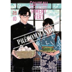 Couteau et piment vert T.10