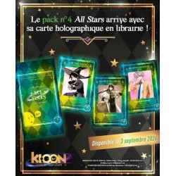 Cartes All Stars à collectionner ! Le pack n°4 offerts à l'achat de 2 tomes ki-oon