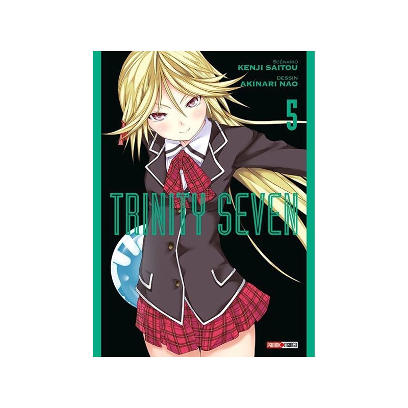 Trinity seven, manga, panini manga, shonen, 9782809441925 Trinity seven, manga, panini manga, shonen, 9782809441925