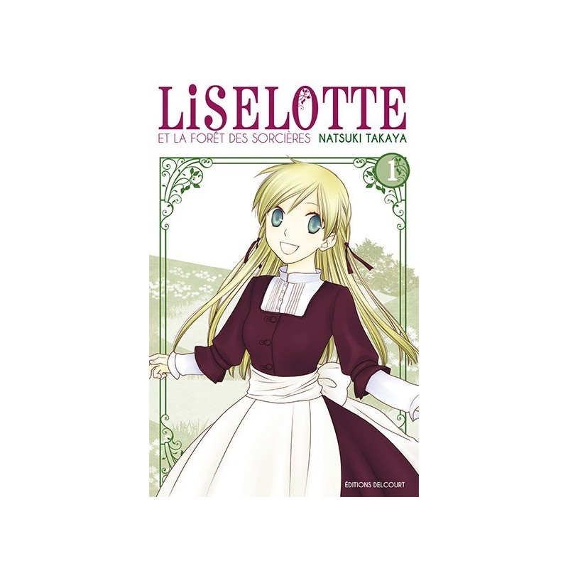 liselotte et la forêt des sorcières, shojo, delcourt, manga, 9782756063690
