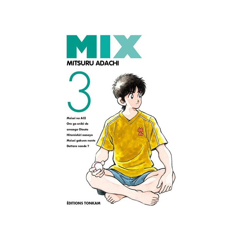 Mix, manga, tonkam, shonen, Adachi, 9782756065458 Mix, manga, tonkam, shonen, Adachi, 9782756065458