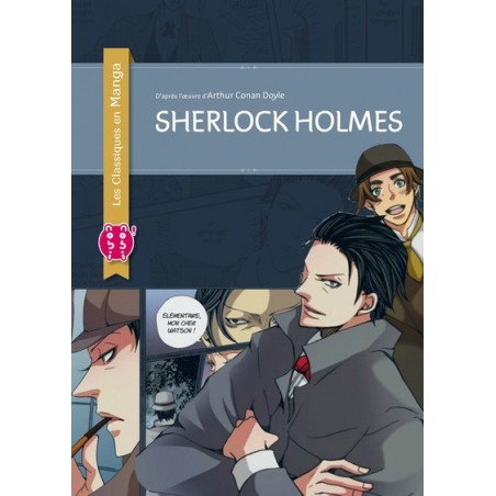 enquêtes de Sherlock Holmes, manga, nobi nobi, jeunesse, 9782918857761