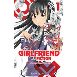 My girlfriend is a fiction, manga, shonen, 9782756075709