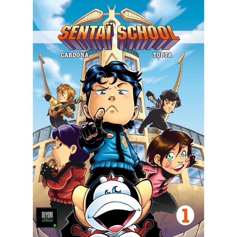 Sentaï School, manga, sentai, cardona, noob, 9782954756745