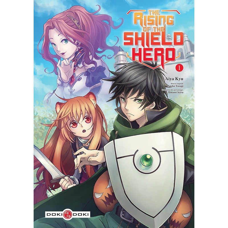 The rising of the shield Hero, manga, shonen, 9782818936238 The rising of the shield Hero, manga, shonen, 9782818936238