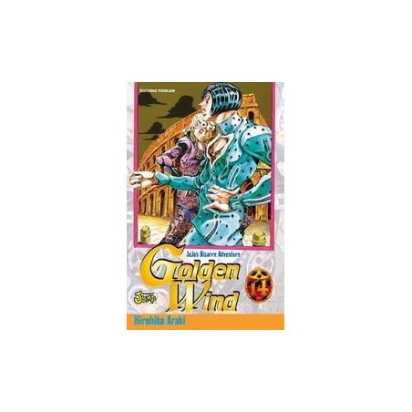 Golden Wind, Jojo's Bizarre Adventure, manga, shonen, 9782759501335
