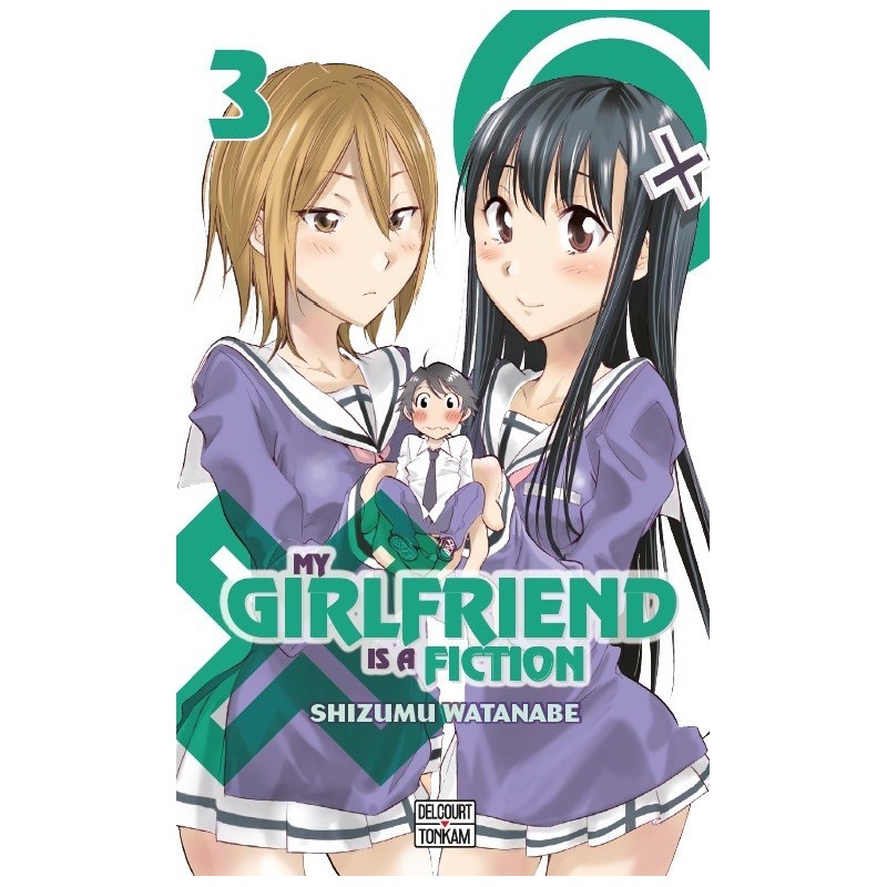 My girlfriend is a fiction T.03, manga, shonen, 9782756075723