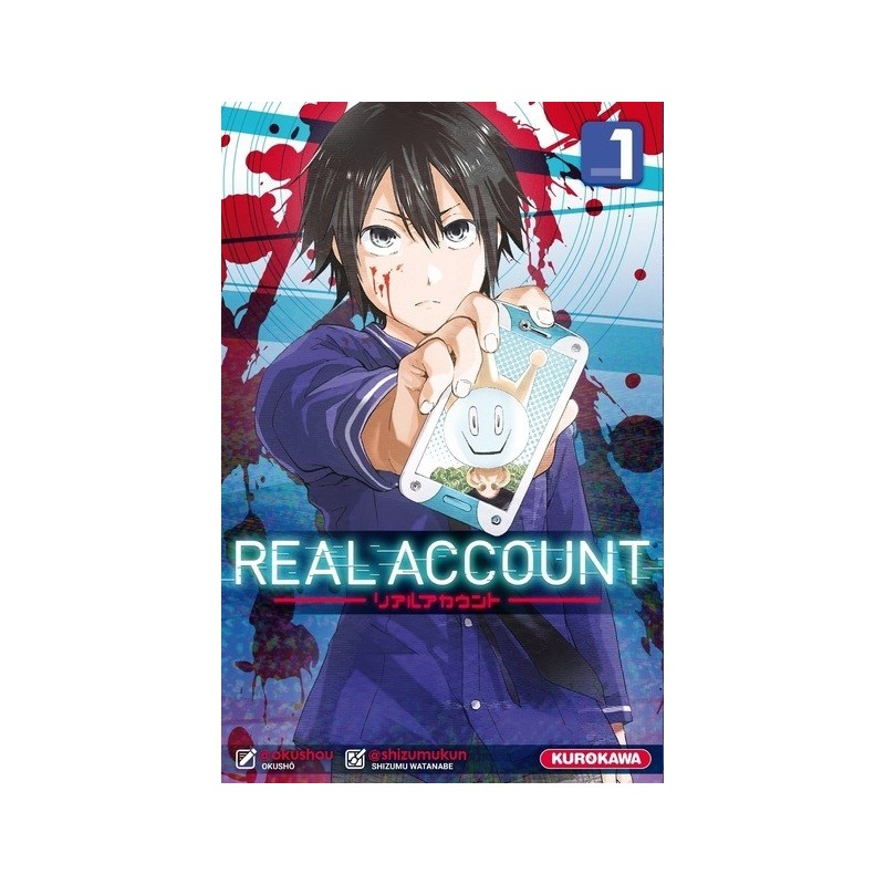 Real Account, manga, shonen, 9782368522936