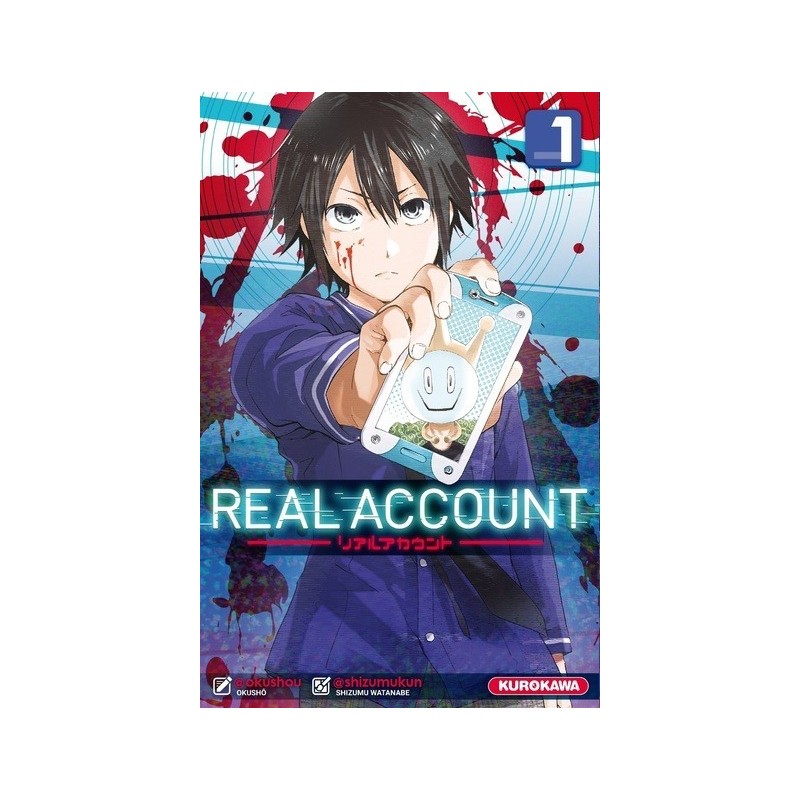 Real Account, manga, shonen, 9782368522936 Real Account, manga, shonen, 9782368522936