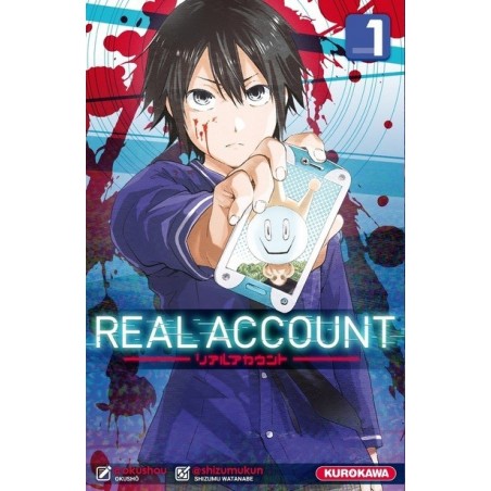 Real Account, manga, shonen, 9782368522936