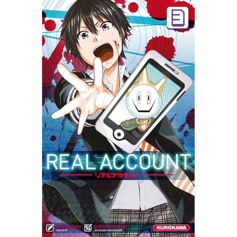 Real Account, manga, shonen, 9782368523711 Real Account, manga, shonen, 9782368523711